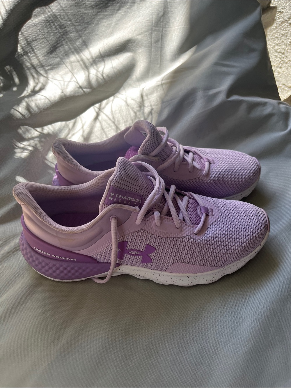 Under Armour Women’s Lavender/Light Purple Charged Running Shoes